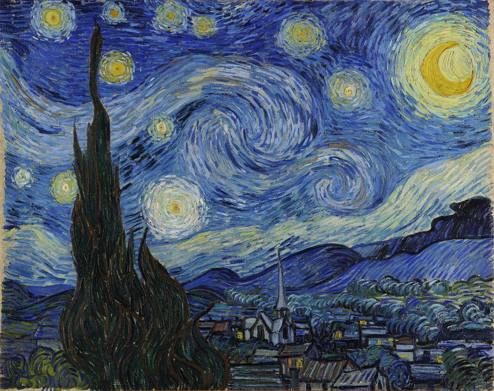 Noite Estrelada - Vincent Van Gogh (1889).JPG